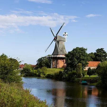 Nyaraló Auszeithaus Pilsum - Wintergarten, Sauna, E-ladesaule - 8 Personen Krummhörn
