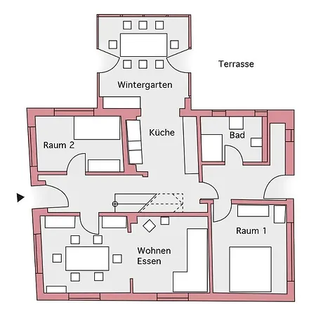 Nyaraló Auszeithaus Pilsum - Wintergarten, Sauna, E-ladesaule - 8 Personen *
