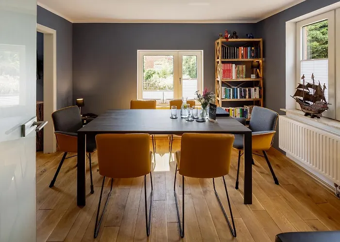 Auszeithaus Pilsum - Wintergarten, Sauna, E-ladesaule - 8 Personen