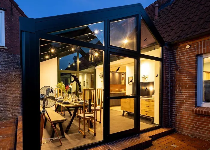 Auszeithaus Pilsum - Wintergarten, Sauna, E-ladesaule - 8 Personen * Krummhörn