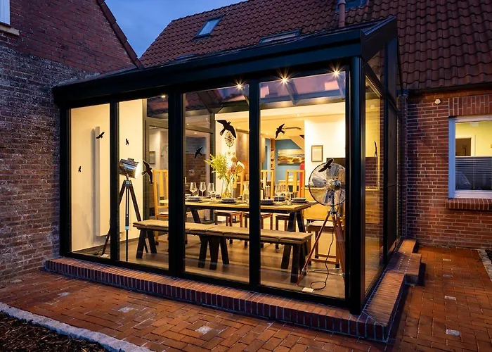 Auszeithaus Pilsum - Wintergarten, Sauna, E-ladesaule - 8 Personen Dom wakacyjny Krummhörn